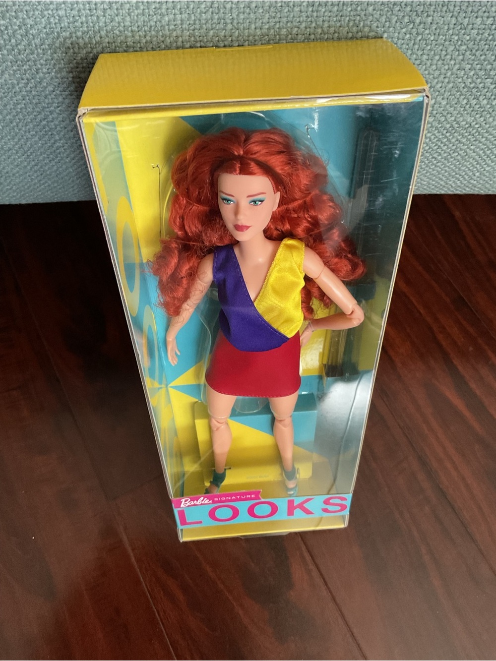 Barbie Looks Model #13 Redhead collector doll retro y2k colors